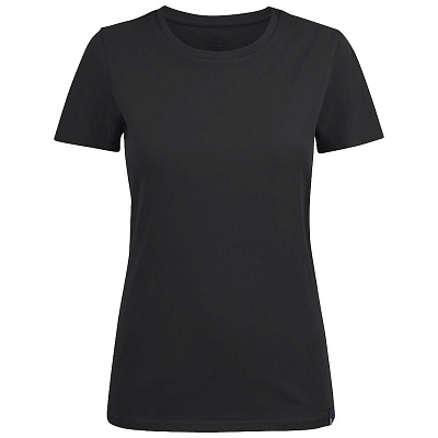 Футболка женская Ladies American U, красная (Чёрный)