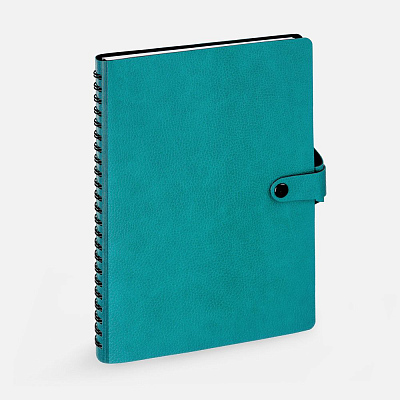 Ежедневник Strep Front на заказ, недатированный, бирюзовый