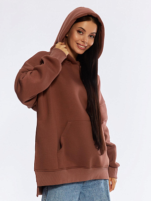 Худи унисекс оверсайз BB Vancouver  L/XL (Корчневый)