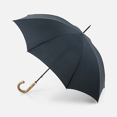 Зонт-трость Commissioner, черный (Чёрный)