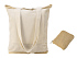 Складная сумка Jute из хлопка и джута с карманом - Фото 2