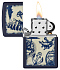 Зажигалка ZIPPO Nautical Design с покрытием Navy Matte, латунь/сталь, синяя, матовая, 38x13x57 мм - Фото 3