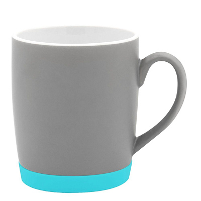 Кружка Make Me To Go, серая/морская волна (Серый/морская волна)