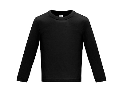 Футболка с длинным рукавом Baby детская (Чёрный)