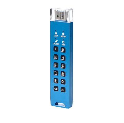 Флешка с аппаратным шифрованием DataLock PRO4 USB 3.2, черный, 128Гб