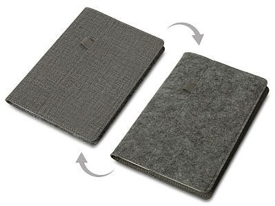 Двустороннее портфолио А5 Felt (Серый)