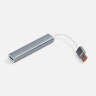 USB-хаб Slotto, серый
