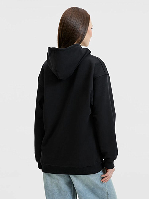 Худи унисекс оверсайз Songo, черное