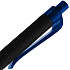 Ручка шариковая Prodir QS01 PRT-T Soft Touch, черная с синим - Фото 6