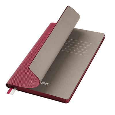 Ежедневник Rain недатированный, бургунди (без упаковки, без стикера) (Бордовый, серый, бежевый)