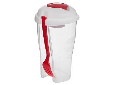 Набор для салата Iceberg (Прозрачный/красный)