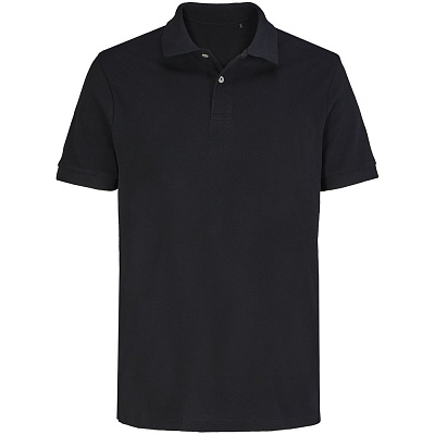 Рубашка поло унисекс Pacific, черная (Чёрный)
