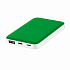 Внешний аккумулятор Fluffy, 5000 Mah, зеленый - Фото 4
