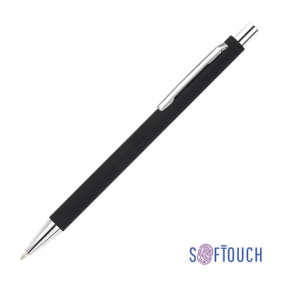 Ручка шариковая "Trade", покрытие soft touch  (Черный)