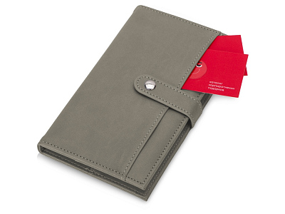 Блокнот-портфолио А6 Wall Street (Тёмно-серый)