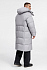 Пуховик унисекс Kapsula, серый - Фото 13