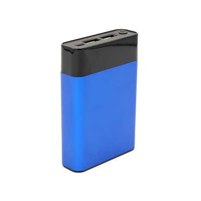 Внешний аккумулятор в металлическом корпусе Apria, 10000 mAh, синий