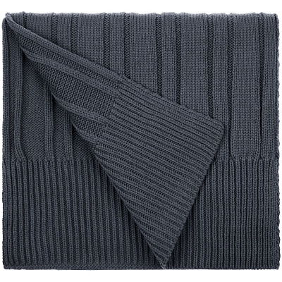 Шарф Knit Beat, темно-серый (Серый)