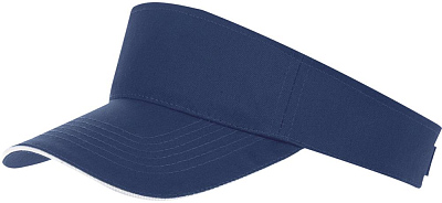 Козырек Ace, темно-синий с белым (Тёмно-синий)