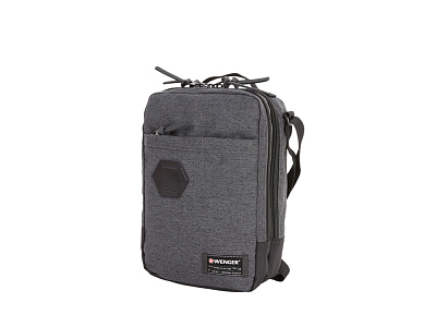 Сумка наплечная вертикальная (Серый)