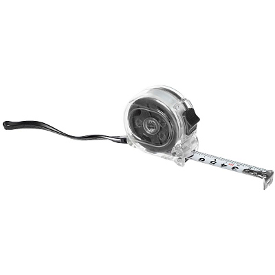 Рулетка Selvaksi, 3 м, черная (Чёрный)