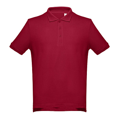 Рубашка-поло мужская ADAM 195 (Бордовый)