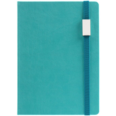 Ежедневник New Factor Metal, бирюзовый