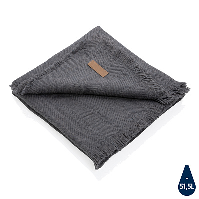 Плед Ukiyo из Polylana® Aware™, 130x150см (Серый;)