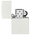 Зажигалка ZIPPO Classic с покрытием White Matte, латунь/сталь, белая, матовая, 38x13x57 мм - Фото 4