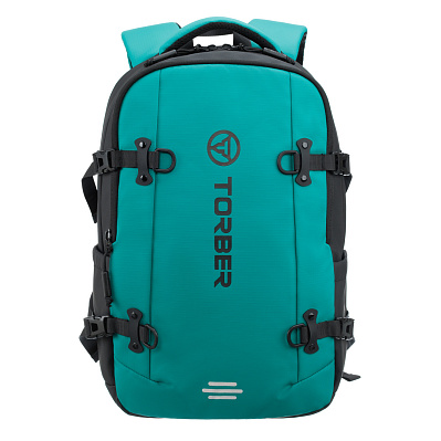 Рюкзак спортивный TORBER Xtreme 18", зелёный/чёрный, 31 х 12 х 46 см, 17л (Зеленый)