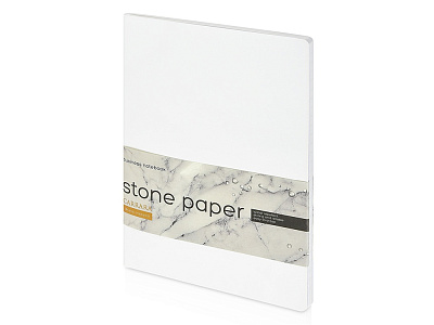 Тетрадь с каменной бумагой А5 Carrara (Белый)