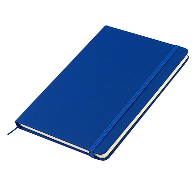 Блокнот A5 Monte в твёрдом переплёте  (Синий)