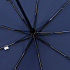 Складной зонт Dome Double с двойным куполом, темно-синий - Фото 5