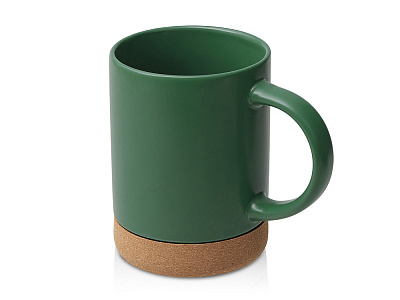 Кружка с пробковым дном Корк & Бон (Зеленый)