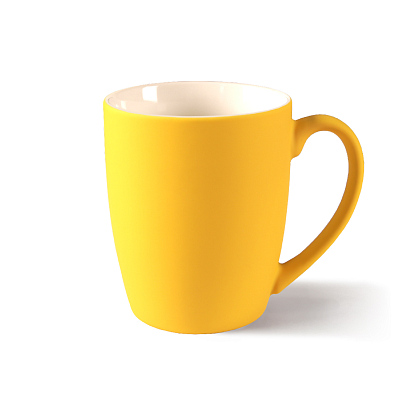 Кружка MATFEY soft touch 350 мл (Желтый)