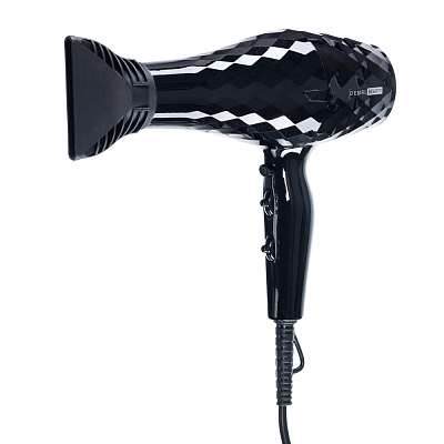 Фен DEWAL BEAUTY Diamond Black, черный, 2200 Вт, 1 насадка