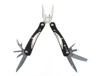 Мультитул, 13 функций (Черный, серебристый)