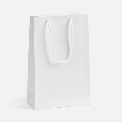 Пакет бумажный с ламинацией Lami S  (Белый)