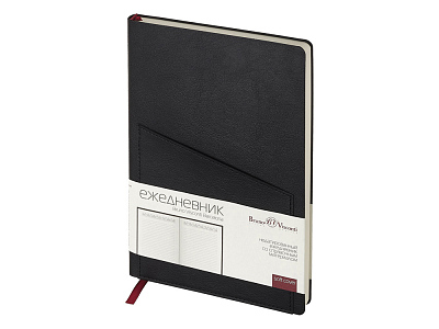 Ежедневник недатированный А5 Barcelona (Чёрный)