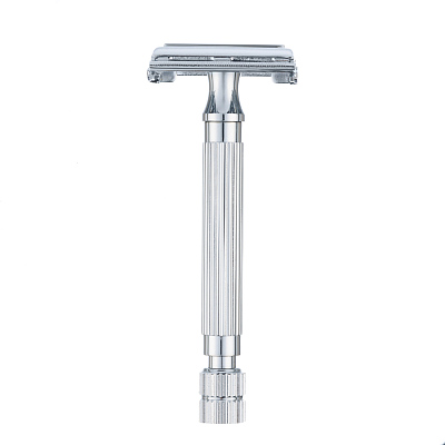 Станок Т-образный для бритья ERBE, нержавеющая сталь, хромированное покрытие  цвет, в картонной коробке (Серебристый)