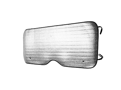 Солнцезащитный козырек AKALA для автомобиля (Чёрный)