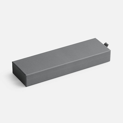 Ручка шариковая Ringa в футляре, серая