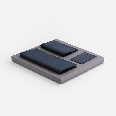 Набор Nubuk Trio  (Синий)