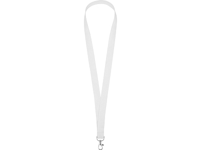 Ланъярд из RPET с карабином (Белый)