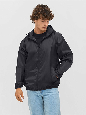 Ветровка унисекс Shield, темно-синяя