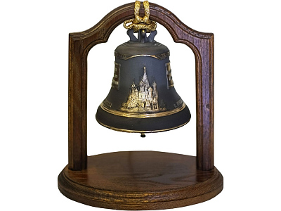 Колокол Всея Руси (Черный с вызолочением/коричневый)