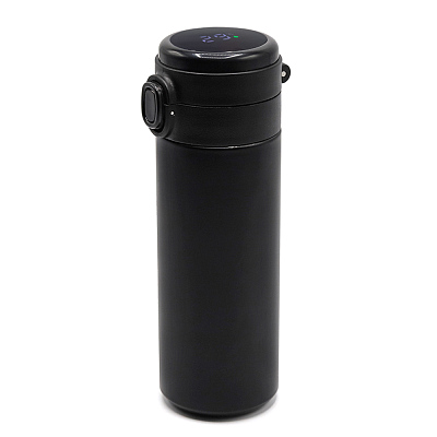 Термос Awangarda c дисплеем, черный (Чёрный)