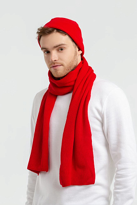 Шарф Life Explorer, ярко-красный