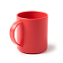 Пластиковая кружка LINO, красный - Фото 4