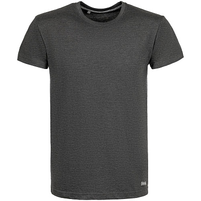 Футболка унисекс Firm Wear  меланж (Черный)